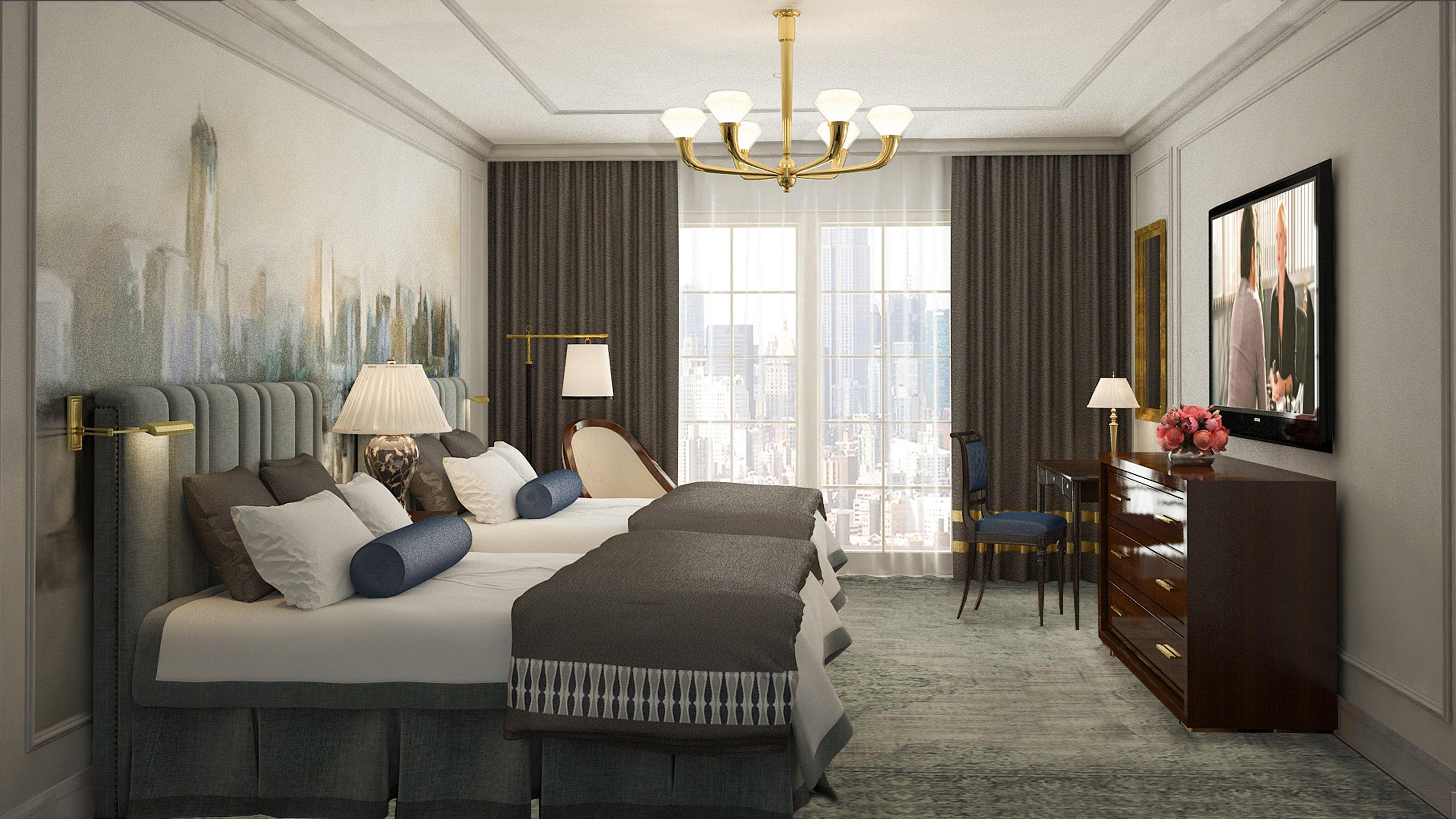 Intercontinental New York Barclay Hotel By Ihg Exterior photo A rendering of a guest room at the hotel